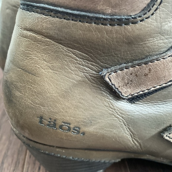 Taos | Greyish Brown Leather Ankle Boots - 39/8 - Picture 6 of 9